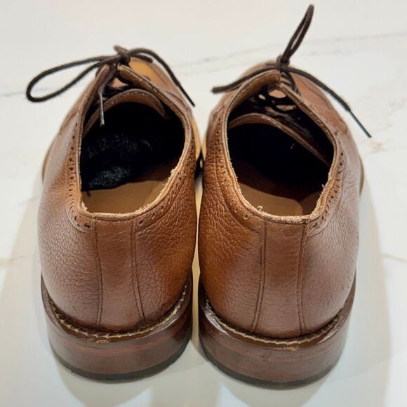 Alan Payne Brown Leather Split Toe Lug Sole Oxfords. Size 10. main image 7